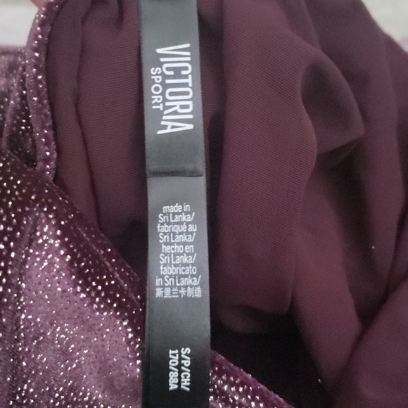 Victoria's Secret Sport Glitter Velvet Bodysuit - Picture 6 of 7